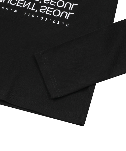 MUCENT(ムセント)の「エッセンシャルレタリングロングスリーブTシャツ(2カラー)(Tシャツ/カットソー・レディース・ブラック・FREE)」の4枚目の写真