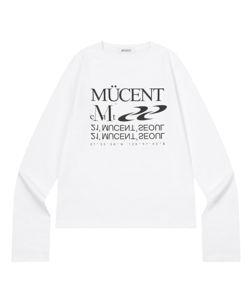MUCENT(ムセント)の「エッセンシャルレタリングロングスリーブTシャツ(2カラー)(Tシャツ/カットソー・レディース・ブラック・FREE)」の3枚目の写真