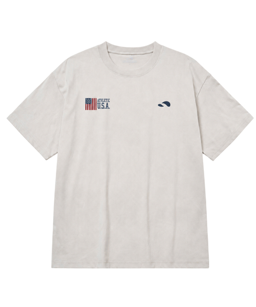 TURTLEBACK(タートルバック)の「USAヴィンテージ ハードステッチ オーバーサイズ 半袖Tシャツ_3color(Tシャツ/カットソー・メンズ・ベージュ/ホワイト/チャコール・LARGE/X-LARGE/XX-LARGE/MEDIUM)」の3枚目の写真