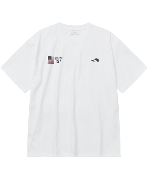 TURTLEBACK(タートルバック)の「USAヴィンテージ ハードステッチ オーバーサイズ 半袖Tシャツ_3color(Tシャツ/カットソー・メンズ・ベージュ/ホワイト/チャコール・LARGE/X-LARGE/XX-LARGE/MEDIUM)」の1枚目の写真