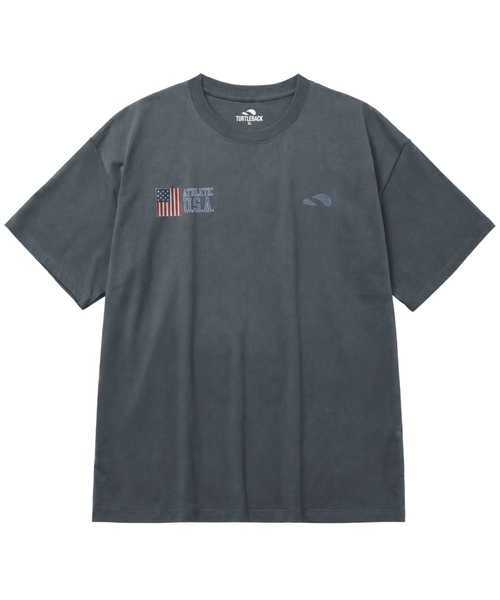 TURTLEBACK(タートルバック)の「USAヴィンテージ ハードステッチ オーバーサイズ 半袖Tシャツ_3color(Tシャツ/カットソー・メンズ・ベージュ/ホワイト/チャコール・LARGE/X-LARGE/XX-LARGE/MEDIUM)」の2枚目の写真
