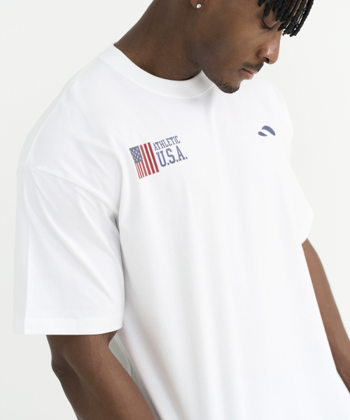 TURTLEBACK(タートルバック)の「USAヴィンテージ ハードステッチ オーバーサイズ 半袖Tシャツ_3color(Tシャツ/カットソー・メンズ・ベージュ/ホワイト/チャコール・LARGE/X-LARGE/XX-LARGE/MEDIUM)」の11枚目の写真