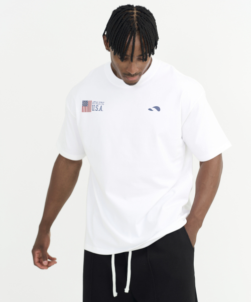 TURTLEBACK(タートルバック)の「USAヴィンテージ ハードステッチ オーバーサイズ 半袖Tシャツ_3color(Tシャツ/カットソー・メンズ・ベージュ/ホワイト/チャコール・LARGE/X-LARGE/XX-LARGE/MEDIUM)」の10枚目の写真