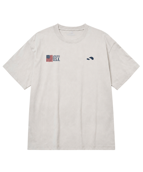TURTLEBACK(タートルバック)の「USAヴィンテージ ハードステッチ オーバーサイズ 半袖Tシャツ_3color(Tシャツ/カットソー・メンズ・ベージュ/ホワイト/チャコール・LARGE/X-LARGE/XX-LARGE/MEDIUM)」の7枚目の写真