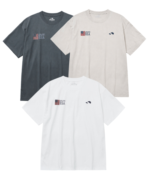 TURTLEBACK(タートルバック)の「USAヴィンテージ ハードステッチ オーバーサイズ 半袖Tシャツ_3color(Tシャツ/カットソー・メンズ・ベージュ/ホワイト/チャコール・LARGE/X-LARGE/XX-LARGE/MEDIUM)」の4枚目の写真