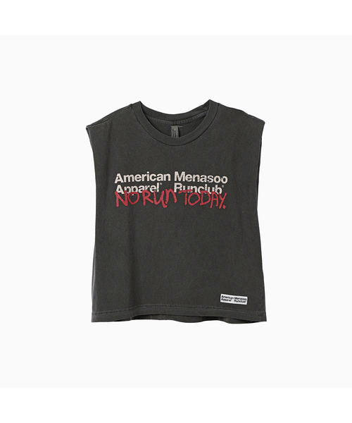 MENASOO(ミナス)の「MNS x American apparel Today Sleeveless (over-fit)_Charcoal(Tシャツ/カットソー・レディース・チャコール・SMALL/MEDIUM)」の1枚目の写真