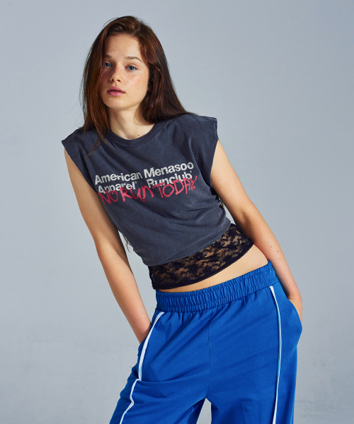 MENASOO(ミナス)の「MNS x American apparel Today Sleeveless (over-fit)_Charcoal(Tシャツ/カットソー・レディース・チャコール・SMALL/MEDIUM)」の12枚目の写真