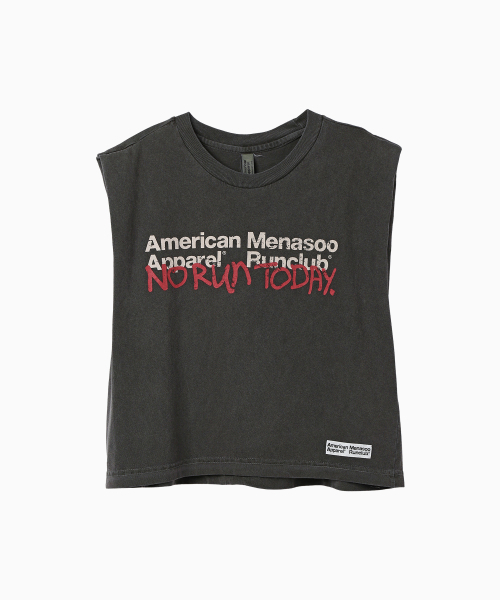 MENASOO(ミナス)の「MNS x American apparel Today Sleeveless (over-fit)_Charcoal(Tシャツ/カットソー・レディース・チャコール・SMALL/MEDIUM)」の13枚目の写真