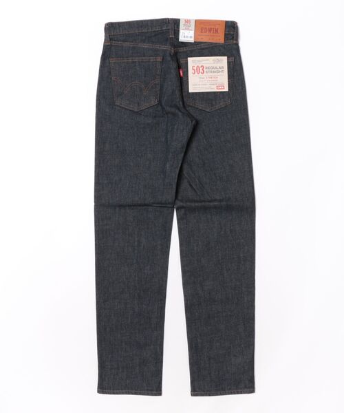 EDWIN(エドウィン)の「503 レギュラーストレートデニムパンツ SMART STANDARD REGULAR STRAIGHT(デニムパンツ・メンズ・ブルー系その他2/ブルー系その他/ブラック系その他/インディゴブルー/ブルー・30/31/32/33/34/29/28/36)」の6枚目の写真