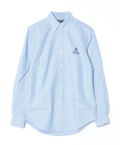 POLO RALPH LAUREN（ポロ ラルフ ローレン）の「クラシック フィット ロゴ オックスフォード シャツ（シャツ/ブラウス・メンズ・ブルー・S/M/L/XL/XS/XXL）」の4枚目の写真