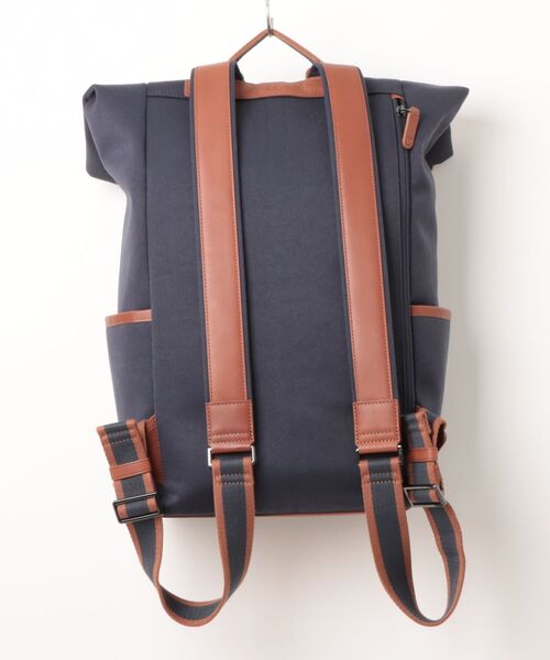 COLE HAAN(コールハーン)の「ジャドソン ブラッシュド ツイル バックパック mens(バックパック/リュック・メンズ・ネイビー・OSFA)」の6枚目の写真