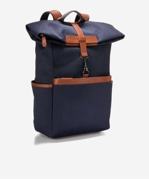 COLE HAAN(コールハーン)の「ジャドソン ブラッシュド ツイル バックパック mens(バックパック/リュック・メンズ・ネイビー・OSFA)」の4枚目の写真