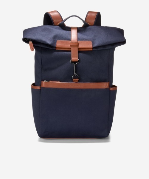 COLE HAAN(コールハーン)の「ジャドソン ブラッシュド ツイル バックパック mens(バックパック/リュック・メンズ・ネイビー・OSFA)」の2枚目の写真
