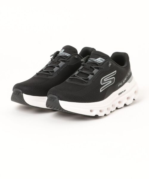 SKECHERS(スケッチャーズ)の「SKECHERS スケッチャーズ GO RUN GLIDE-STEP ARCH FIT-CASION レディーススニーカー(ゴーラングライドステップアーチフィット) 129802(スニーカー・レディース・ブラック×ホワイト/ライトグレー/ブルー・24.5cm/25.0cm/22.5cm/23.0cm/23.5cm/24.0cm)」の1枚目の写真