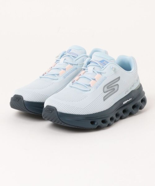 SKECHERS(スケッチャーズ)の「SKECHERS スケッチャーズ GO RUN GLIDE-STEP ARCH FIT-CASION レディーススニーカー(ゴーラングライドステップアーチフィット) 129802(スニーカー・レディース・ブラック×ホワイト/ライトグレー/ブルー・24.5cm/25.0cm/22.5cm/23.0cm/23.5cm/24.0cm)」の3枚目の写真