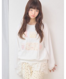 patchwork pockets sweatshirt