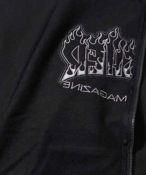 THRASHER(スラッシャー)の「【THRASHER/スラッシャー】裏起毛 ロゴデザイン ジップアップパーカー(パーカー・メンズ・グレー系その他/グレー/ブラック系2/ブラック系1/ピンク/カーキ/ブラック系3・XL/L/M/FREE)」の13枚目の写真