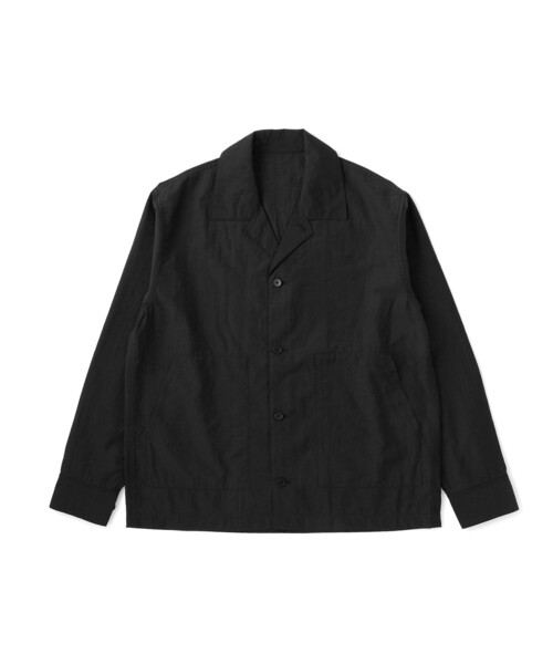 le cercle ADAM ET ROPE'(ルセルクルアダムエロペ)の「ウールブレンドシャツブルゾン/セットアップ対応(ブルゾン・メンズ・ダークブラウン/ブラック・L/M/LL)」の16枚目の写真