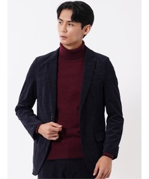 m.f.editorial（エムエフエディトリアル）の「ジャケット メンズ ビジネス セットアップ可能 ストレッチ ウォッシャブル 2ボタン テーラード コーデュロイ（スーツジャケット）」