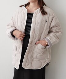【US. POLO ASSN.】配色キルティングブルゾン
