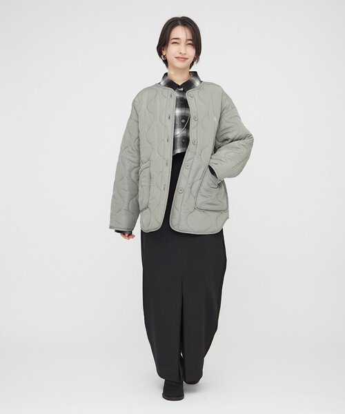 Remind me and forever（リマインドミーアンドフォーエバー）の「【US. POLO ASSN.】配色キルティングブルゾン（ブルゾン・レディース・アイボリー/ブラック/グリーン・MEDIUM/LARGE）」の22枚目の写真