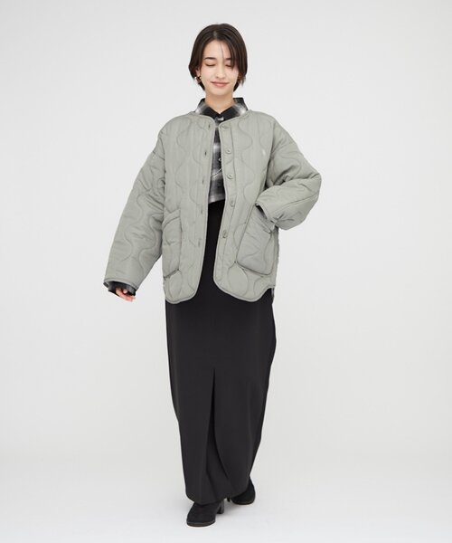 Remind me and forever（リマインドミーアンドフォーエバー）の「【US. POLO ASSN.】配色キルティングブルゾン（ブルゾン・レディース・アイボリー/ブラック/グリーン・MEDIUM/LARGE）」の12枚目の写真