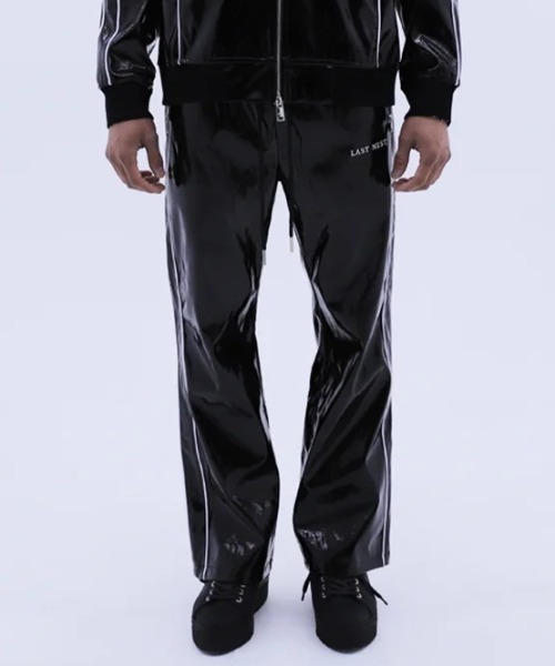 LAST NEST(ラストネスト)の「LAST NEST/ラストネスト/Patent Track Pants(その他パンツ・メンズ・ブラック・L/M)」の1枚目の写真