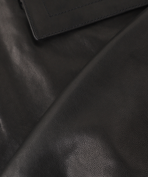 DAIRIKU(ダイリク)の「DAIRIKU / ダイリク Shinig Collar Leather Jacket(ライダースジャケット・メンズ・ブラック・LARGE/MEDIUM)」の7枚目の写真