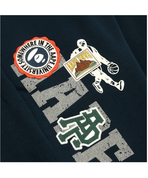AAPE BY A BATHING APE（エーエイプバイアベイシングエイプ）の「AAPE MAIN SWEAT PANTS（スウェットパンツ・メンズ・ダークネイビー・LARGE/MEDIUM）」の3枚目の写真