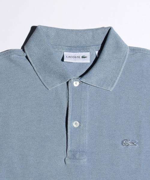 LACOSTE（ラコステ）の「＜LACOSTE （ラコステ）＞ INDIGO POLO/ポロシャツ◆（ポロシャツ・メンズ・ライトブルー/ネイビー・2/4/3）」の4枚目の写真