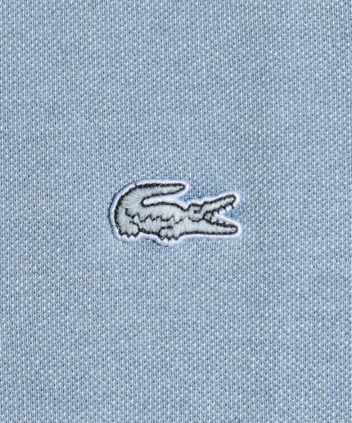 LACOSTE（ラコステ）の「＜LACOSTE （ラコステ）＞ INDIGO POLO/ポロシャツ◆（ポロシャツ・メンズ・ライトブルー/ネイビー・2/4/3）」の8枚目の写真
