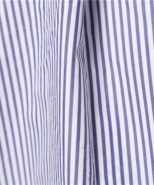 GLOBAL WORK(グローバルワーク)の「バンドカラーシャツ半袖/717335(シャツ/ブラウス・メンズ・ブルー/ホワイト・SMALL/LARGE/X-LARGE/MEDIUM)」の3枚目の写真