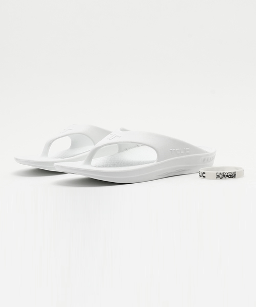 JOURNAL STANDARD(ジャーナルスタンダード)の「TELIC / テリック : フリップフロップ#(サンダル・メンズ・ネイビー/ブラック/ホワイト/ライトイエロー・80/90/100)」の2枚目の写真