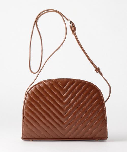 Another Edition（アナザーエディション）の「ハーフムーンキルティングショルダーバッグ/ AEBFC HalfMoon QLT SHLD（ショルダーバッグ・レディース・ブラック/ブラウン/ダークグリーン・FREE）」の10枚目の写真