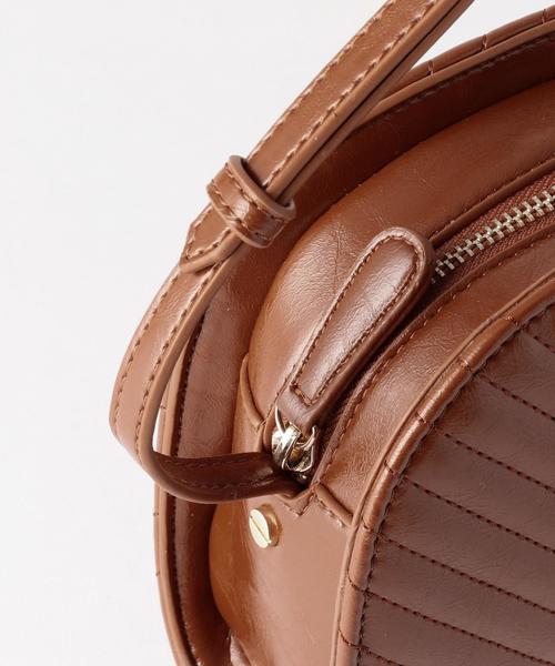 Another Edition（アナザーエディション）の「ハーフムーンキルティングショルダーバッグ/ AEBFC HalfMoon QLT SHLD（ショルダーバッグ・レディース・ブラック/ブラウン/ダークグリーン・FREE）」の5枚目の写真