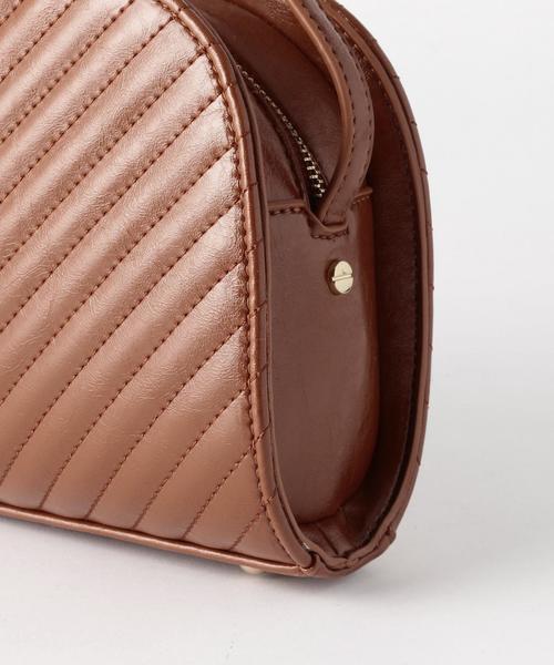 Another Edition（アナザーエディション）の「ハーフムーンキルティングショルダーバッグ/ AEBFC HalfMoon QLT SHLD（ショルダーバッグ・レディース・ブラック/ブラウン/ダークグリーン・FREE）」の6枚目の写真