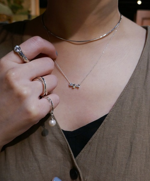 e.m.（イーエム）の「プレーンシルバーチョーカー（チョーカー・レディース・シルバー・FREE）」の5枚目の写真