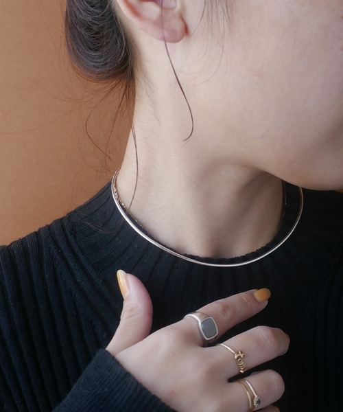 e.m.（イーエム）の「プレーンシルバーチョーカー（チョーカー・レディース・シルバー・FREE）」の8枚目の写真