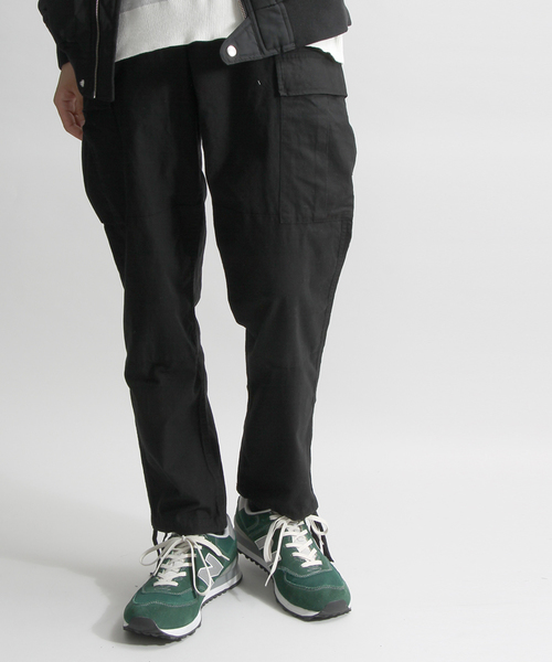 WEGO（ウィゴー）の「WEGO/ミリタリーフィールドパンツ（カーゴパンツ・メンズ・その他1/カーキ/ブラック・LARGE/MEDIUM）」の2枚目の写真