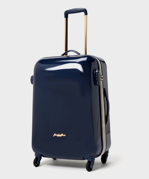 Jewelna Rose(ジュエルナローズ)の「キャンディポケットスーツケース M 46~55L 39872(スーツケース/キャリーバッグ・レディース・サックスブルー/ライトベージュ/ライトピンク/ネイビー/ライトグレー/グレー/イエロー/ラベンダー/ターコイズブルー/スカイブルー系/アイボリー/オレンジ/スモークピンク/ベビーピンク・MEDIUM/SMALL)」の6枚目の写真