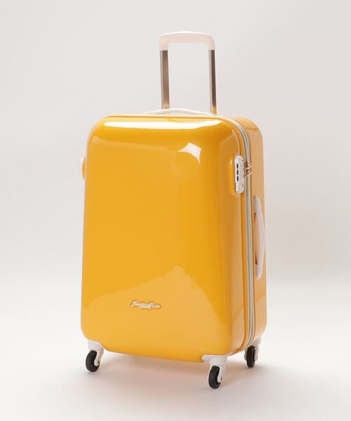 Jewelna Rose(ジュエルナローズ)の「キャンディポケットスーツケース M 46~55L 39872(スーツケース/キャリーバッグ・レディース・サックスブルー/ライトベージュ/ライトピンク/ネイビー/ライトグレー/グレー/イエロー/ラベンダー/ターコイズブルー/スカイブルー系/アイボリー/オレンジ/スモークピンク/ベビーピンク・MEDIUM/SMALL)」の10枚目の写真