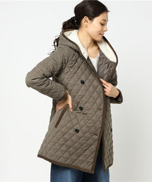 LBC | カチオンキルトフードボアジャケット   (その他アウター)