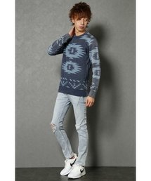 VENCEEXCHANGE | ダーツ入りダメージデニムスキニー            (デニムパンツ)