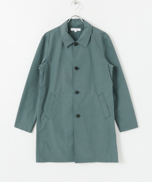 URBAN RESEARCH（アーバンリサーチ）の「UR コットンストレッチタイプライターコート（ステンカラーコート・メンズ・ベージュ/ネイビー/カーキ/グリーン/ブルー・LARGE/MEDIUM）」の15枚目の写真