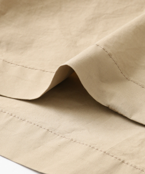 URBAN RESEARCH（アーバンリサーチ）の「UR コットンストレッチタイプライターコート（ステンカラーコート・メンズ・ベージュ/ネイビー/カーキ/グリーン/ブルー・LARGE/MEDIUM）」の11枚目の写真