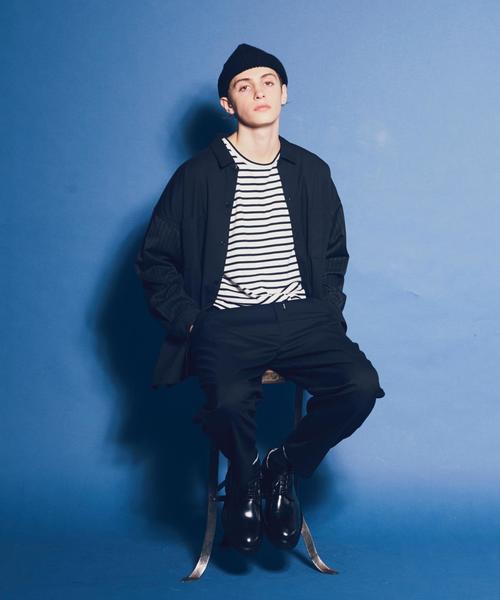 MONKEY TIME（モンキータイム）の「＜monkey time＞ TR/GEORGETTE WIDE SHIRT/シャツ（シャツ/ブラウス・メンズ・ブラック/グレー・SMALL/MEDIUM/LARGE/X-LARGE）」の12枚目の写真