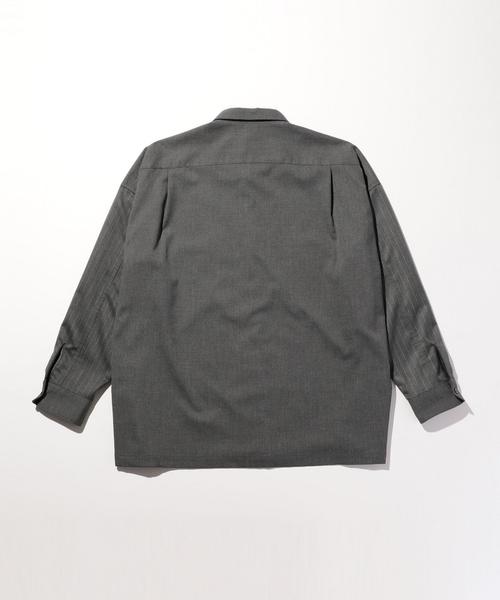 MONKEY TIME（モンキータイム）の「＜monkey time＞ TR/GEORGETTE WIDE SHIRT/シャツ（シャツ/ブラウス・メンズ・ブラック/グレー・SMALL/MEDIUM/LARGE/X-LARGE）」の22枚目の写真