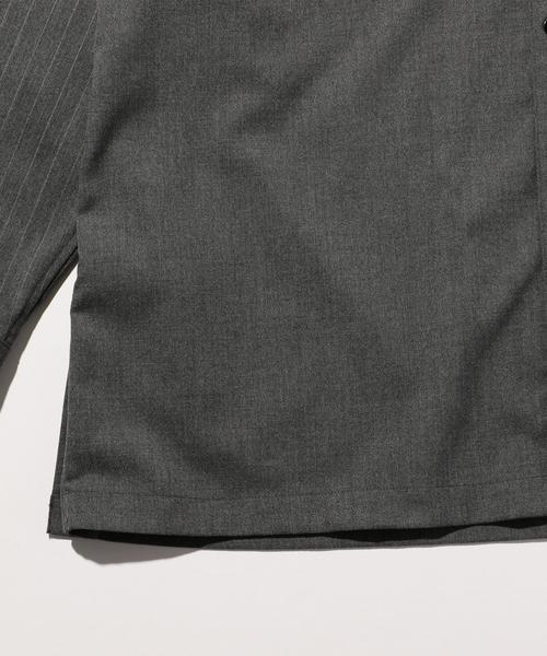 MONKEY TIME（モンキータイム）の「＜monkey time＞ TR/GEORGETTE WIDE SHIRT/シャツ（シャツ/ブラウス・メンズ・ブラック/グレー・SMALL/MEDIUM/LARGE/X-LARGE）」の16枚目の写真