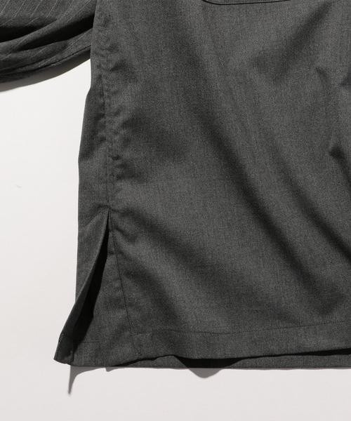 MONKEY TIME（モンキータイム）の「＜monkey time＞ TR/GEORGETTE WIDE SHIRT/シャツ（シャツ/ブラウス・メンズ・ブラック/グレー・SMALL/MEDIUM/LARGE/X-LARGE）」の18枚目の写真