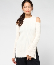 STUDIOUS | STUDIOUS HIGH ランダムプリーツニットプルオーバー(ニット/セーター)